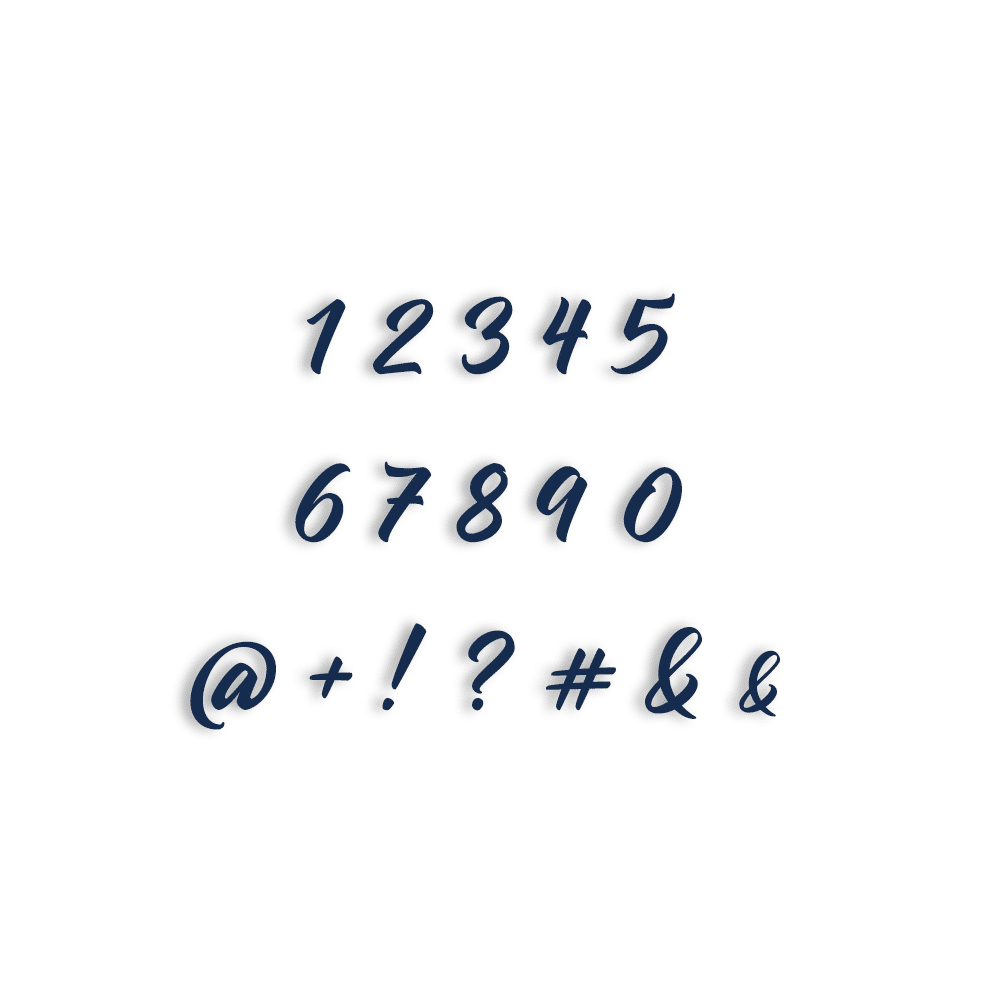 Alphabets tampon lettres majuscule minuscule 17 et 13 mm