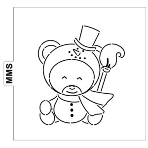 Coloriage Avec Modèle Licorne Mignonne Avec Un Bonhomme De Neige