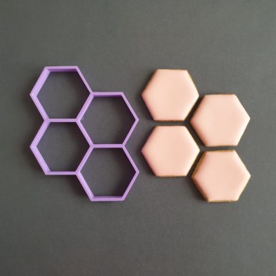 Emporte pièce 4 hexagones