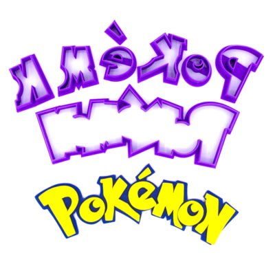 Emporte pièce en kit logo Pokemon