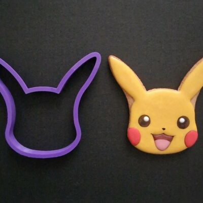 Emporte pièce contour visage Pikachu Pokemon
