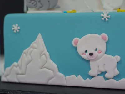 gâteau polaire ourson marche